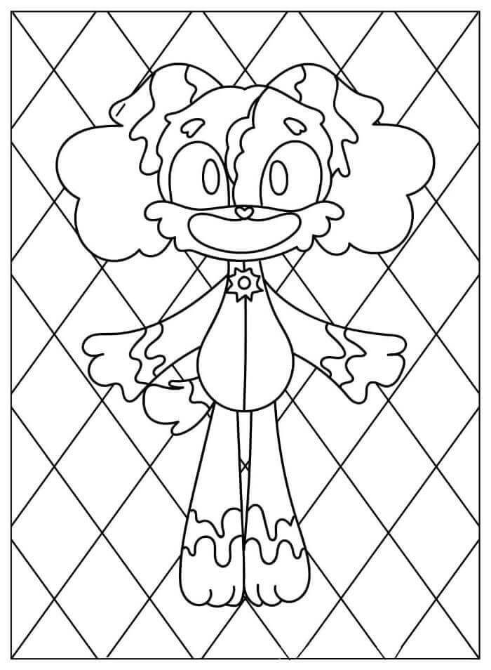 Fise de colorat cu Dogday de colorat p03