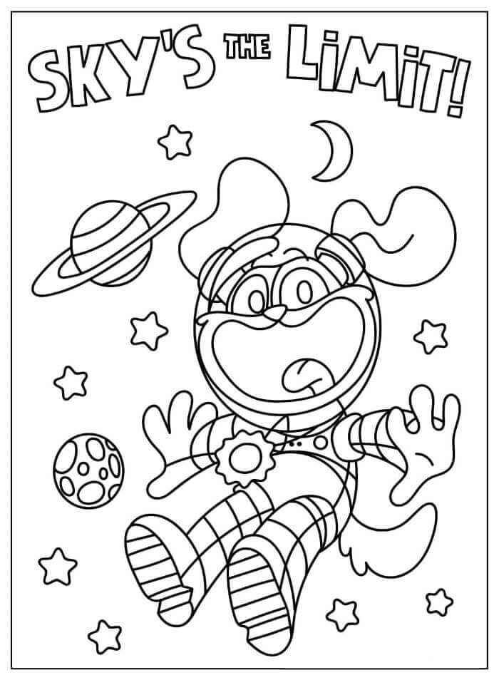 Fise de colorat cu Dogday de colorat p11