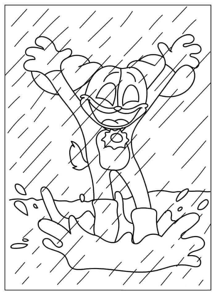 Fise de colorat cu Dogday de colorat p12