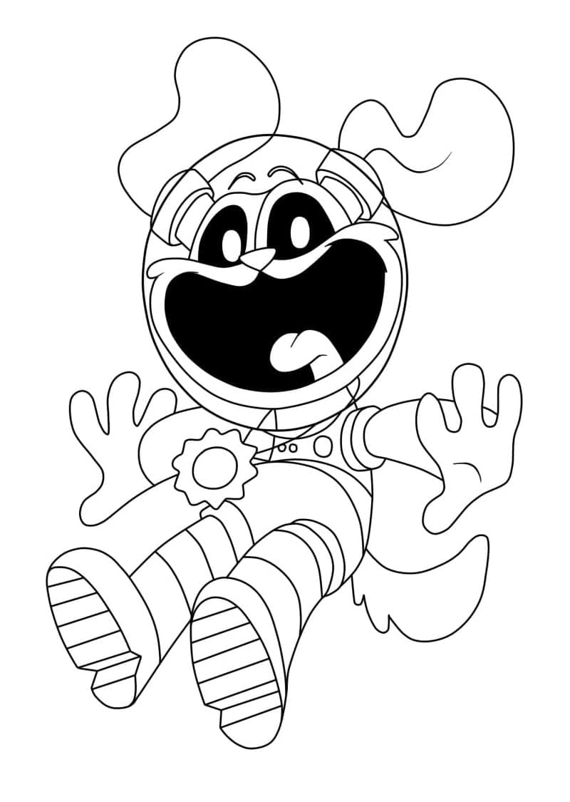 Fise de colorat cu Dogday de colorat p16