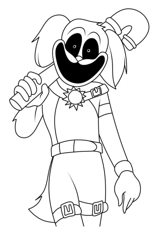 Fise de colorat cu Dogday de colorat p19