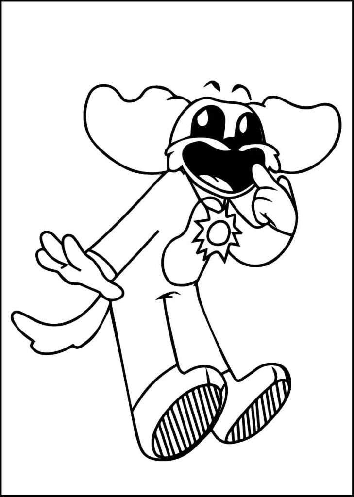 Fise de Colorat cu Dogday de colorat p22