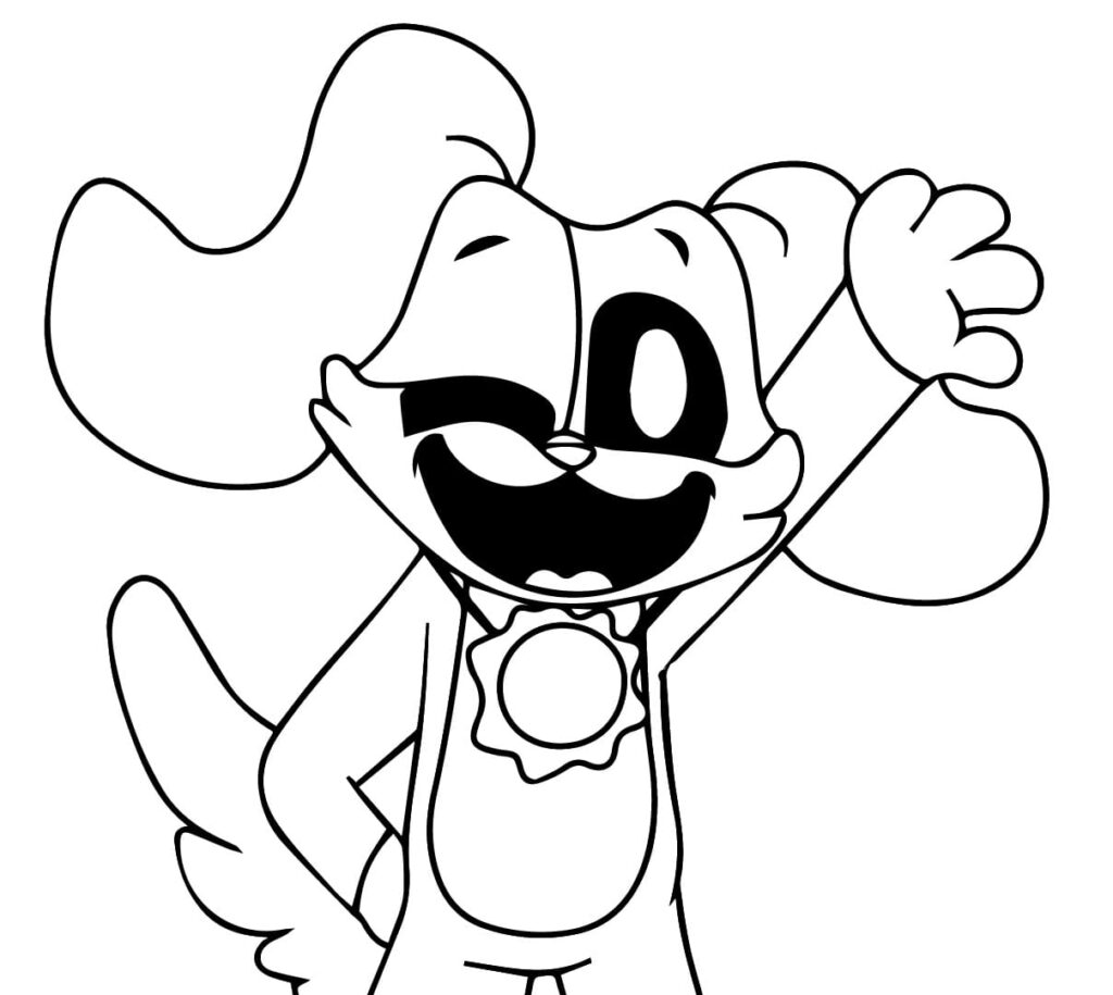 Fise de Colorat cu Dogday de colorat p29