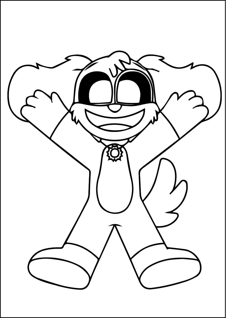 Planse de colorat cu Dogday