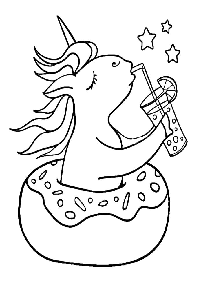 Fise de colorat cu Gogoasa de colorat p03