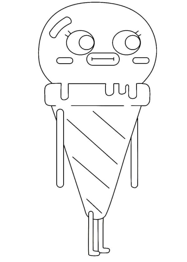 Fise de colorat cu Gumball de colorat p08