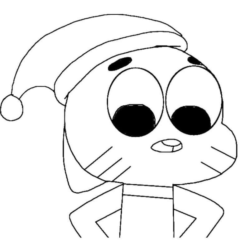 Fise de colorat cu Gumball de colorat p15