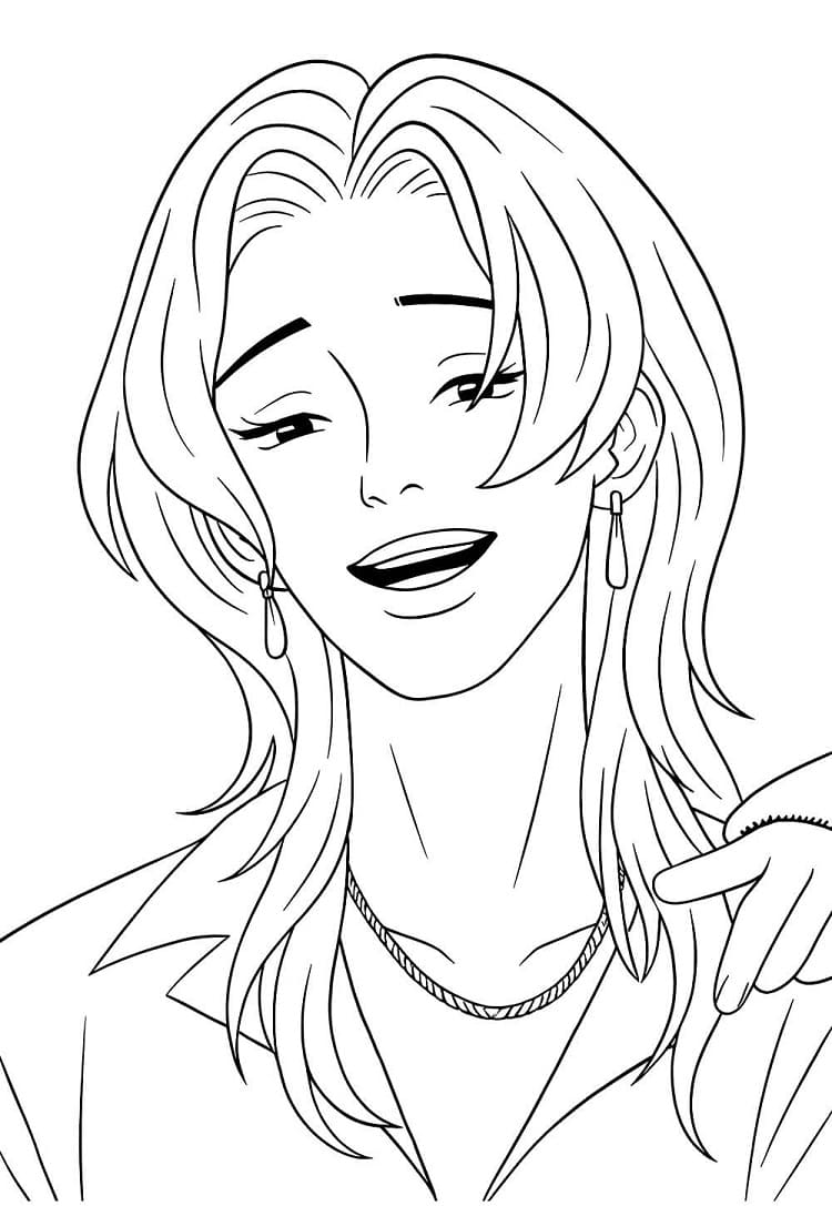 Fise de colorat cu Saja Boys de colorat p07