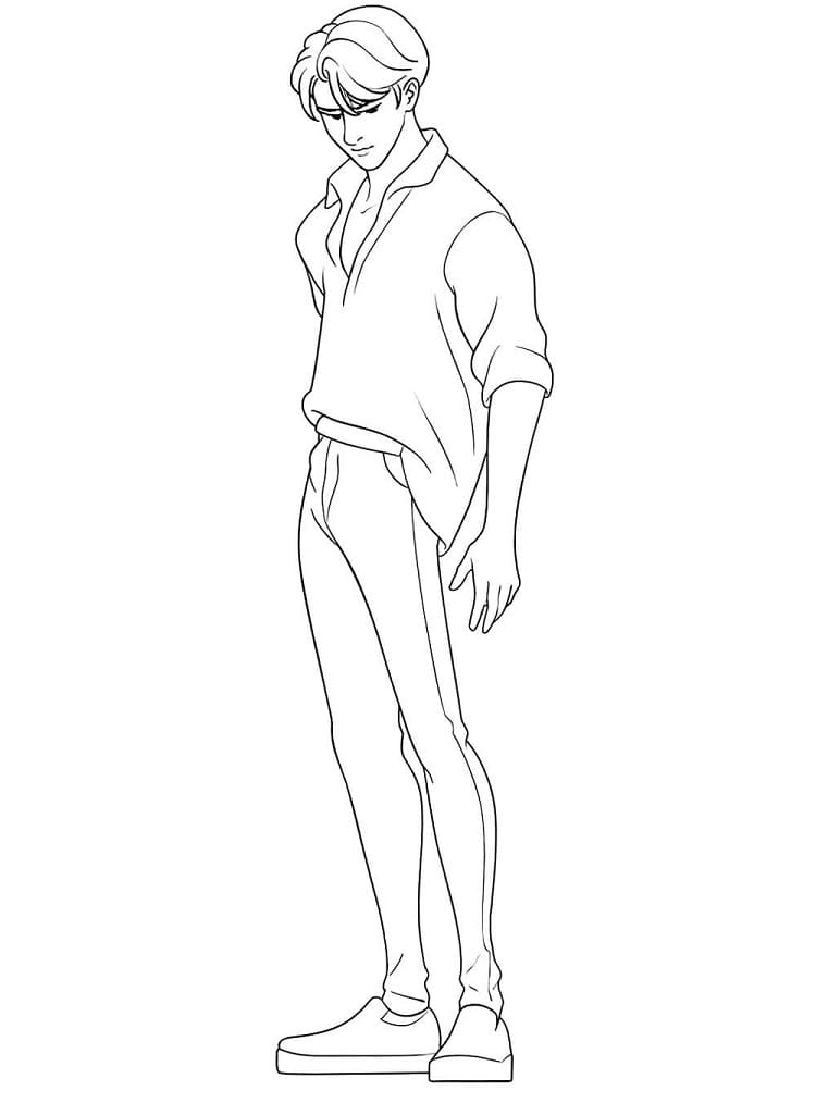 Fise de colorat cu Saja Boys de colorat p11