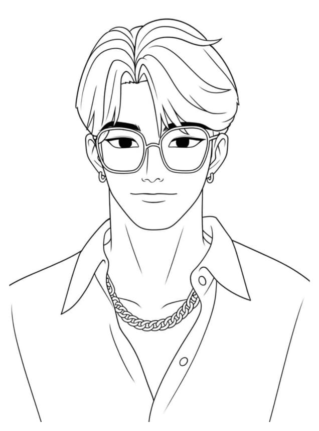 Fise de colorat cu Saja Boys de colorat p17