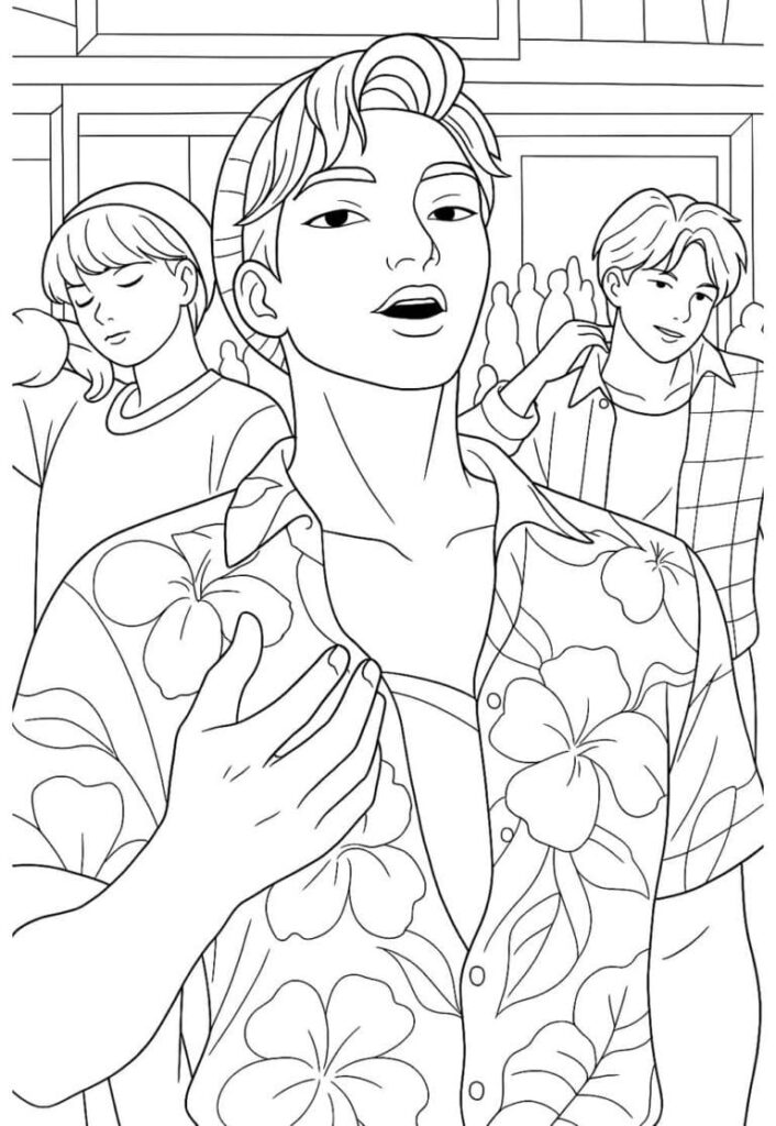 Fise de Colorat cu Saja Boys de colorat p21