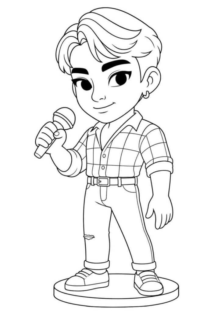 Fise de Colorat cu Saja Boys de colorat p23