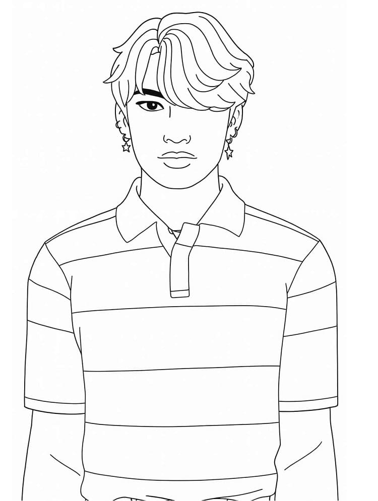 Fise de colorat cu Saja Boys de colorat p27