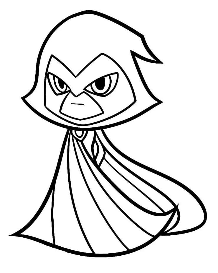 Fise de colorat cu Tineri Titani de colorat p06