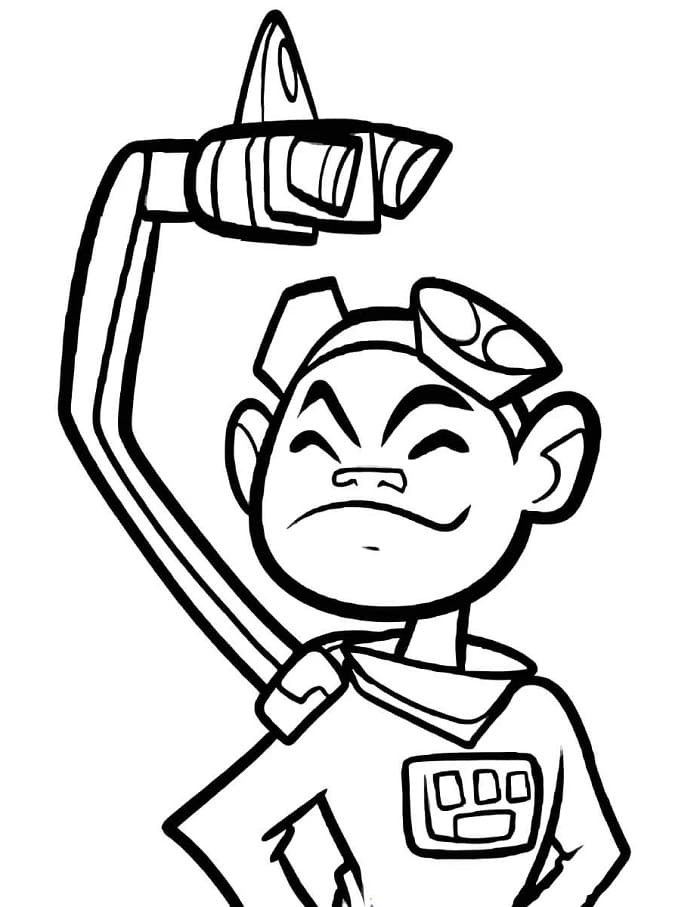 Fise de colorat cu Tineri Titani de colorat p17