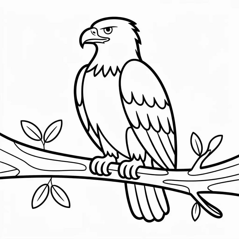 Fise de colorat cu Vulturi de colorat p09