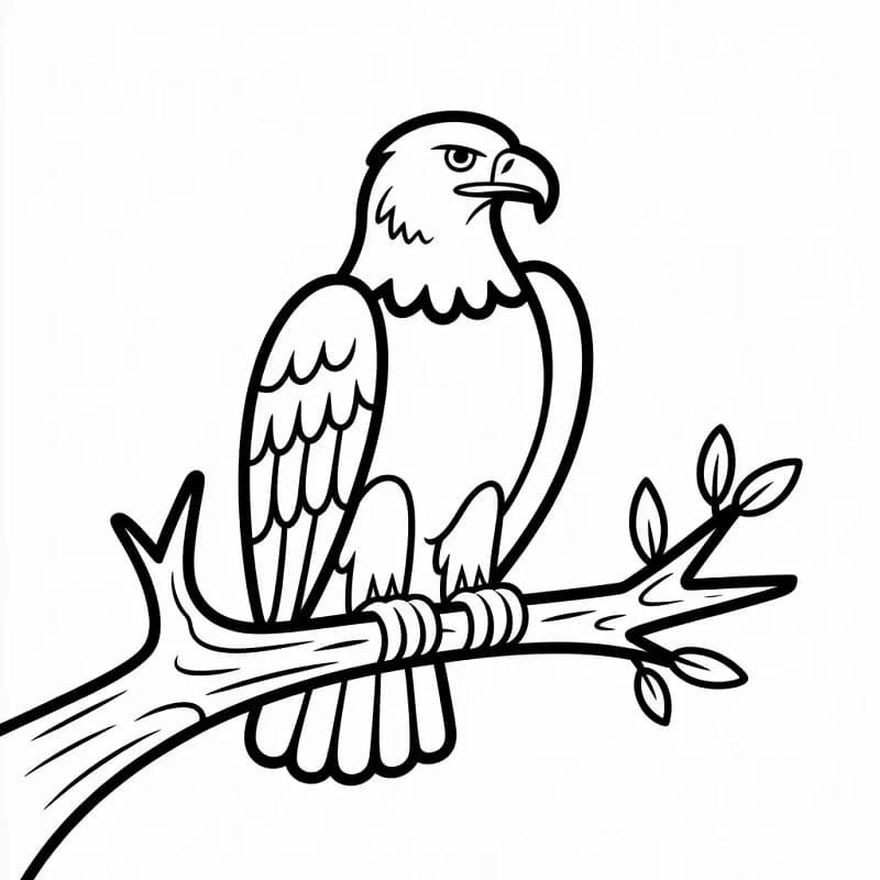 Fise de colorat cu Vulturi de colorat p11