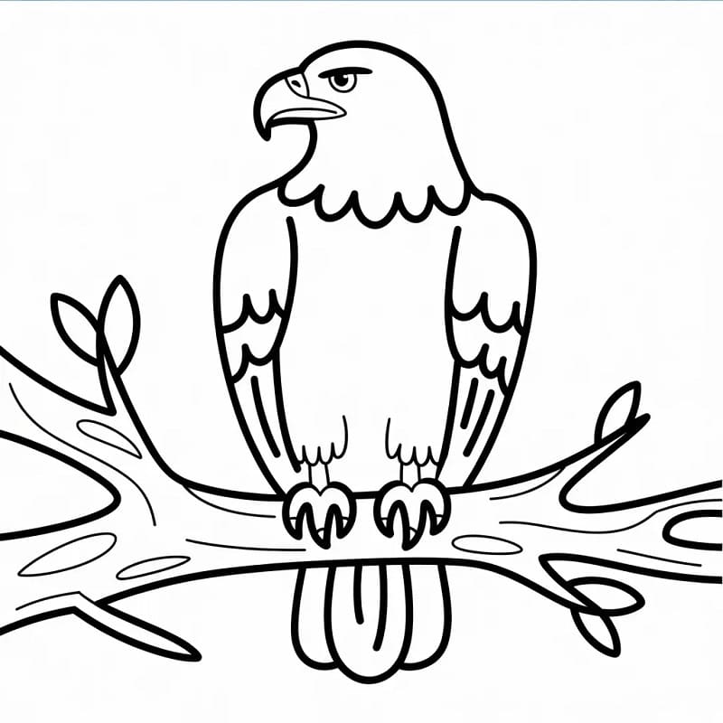 Fise de colorat cu Vulturi de colorat p15