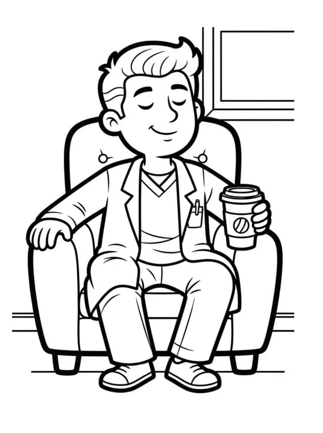 Fise de colorat cu Doctor uimitor