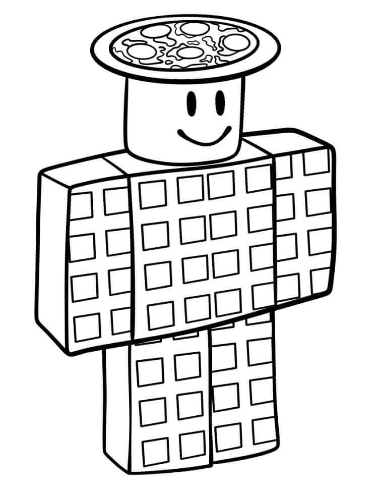 Fise de colorat cu Imagine imprimabilă Steal a Brainrot