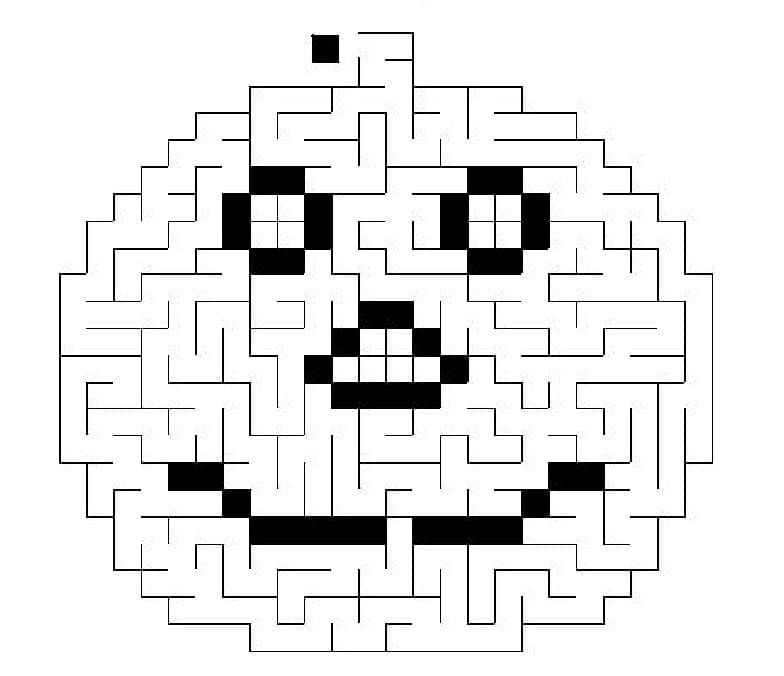 Fise de colorat cu Labirint pentru copii de 1 an