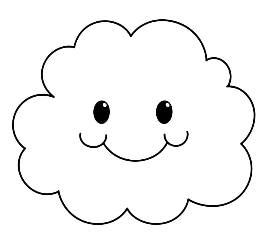 Fise de colorat cu Nor imprimabil gratuit