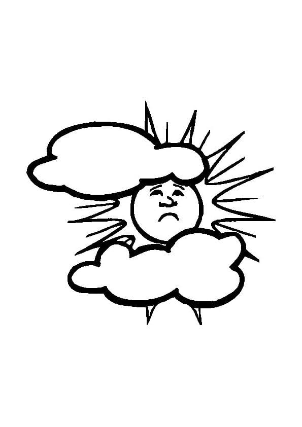 Fise de colorat cu Nori de colorat p04