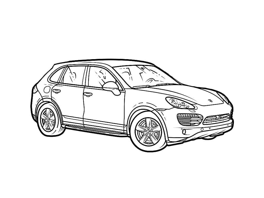 Fise de colorat cu Porsche de colorat p32