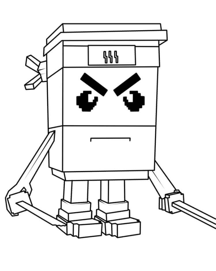 Fise de colorat cu Steal a Brainrot amuzant