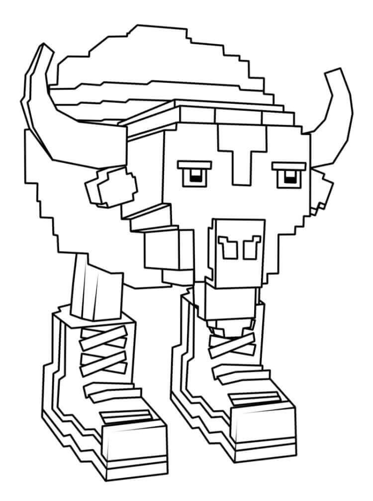 Fise de colorat cu Steal a Brainrot desen animat