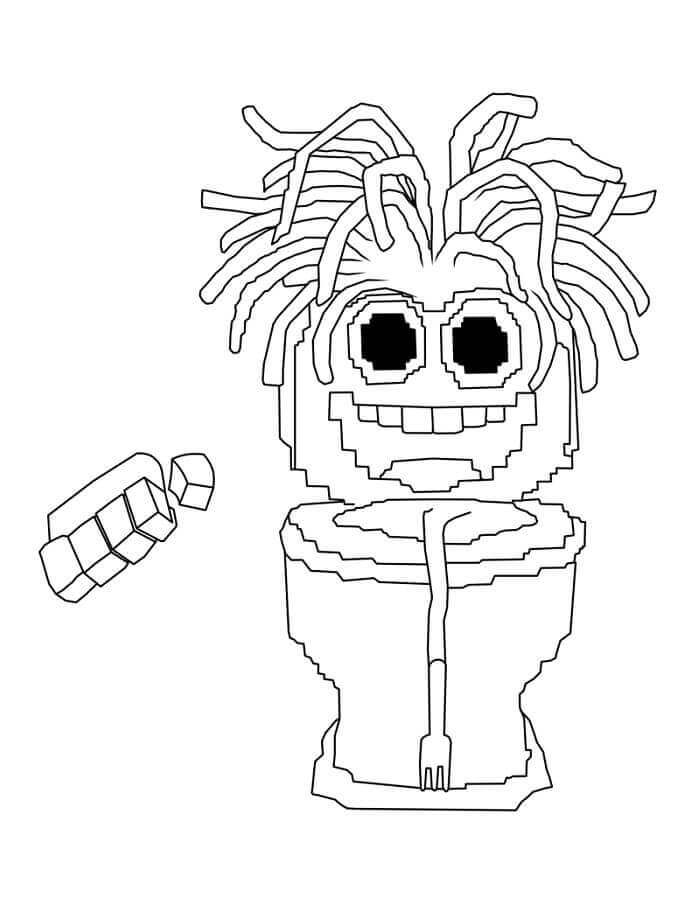 Fise de colorat cu Steal a Brainrot gratuit de tipărit