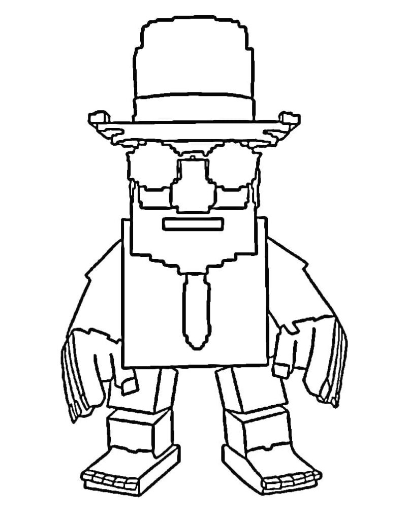 Fise de Colorat cu Steal a Brainrot imprimabil