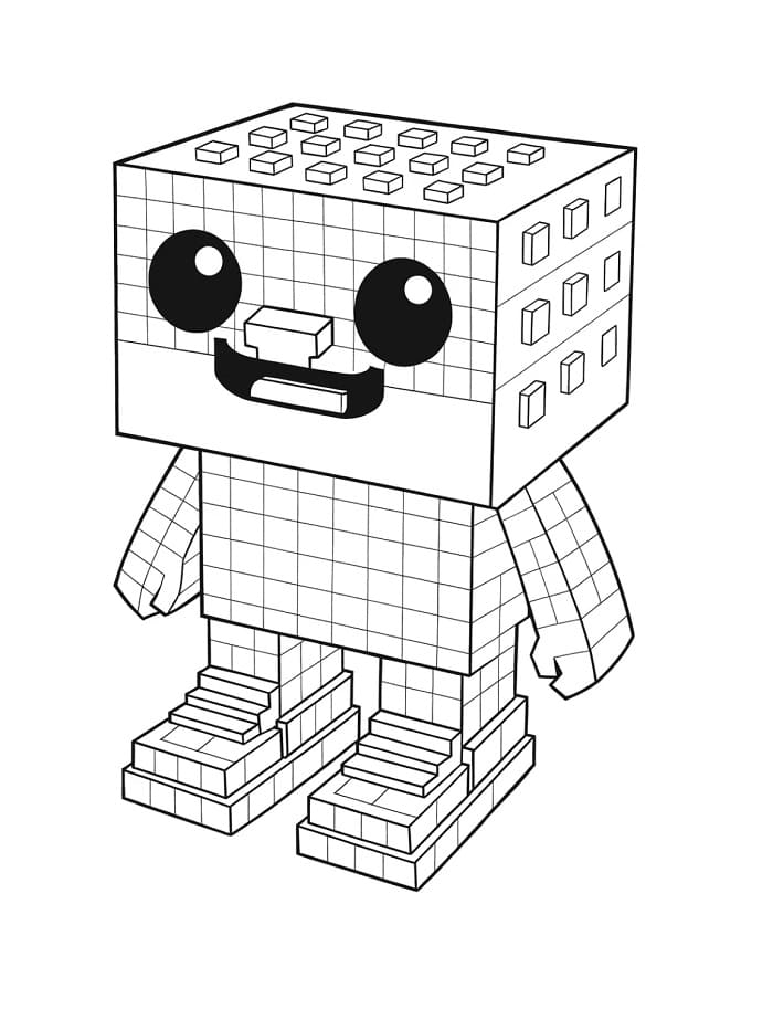 Fise de colorat cu Steal a Brainrot pentru copii de 4 ani