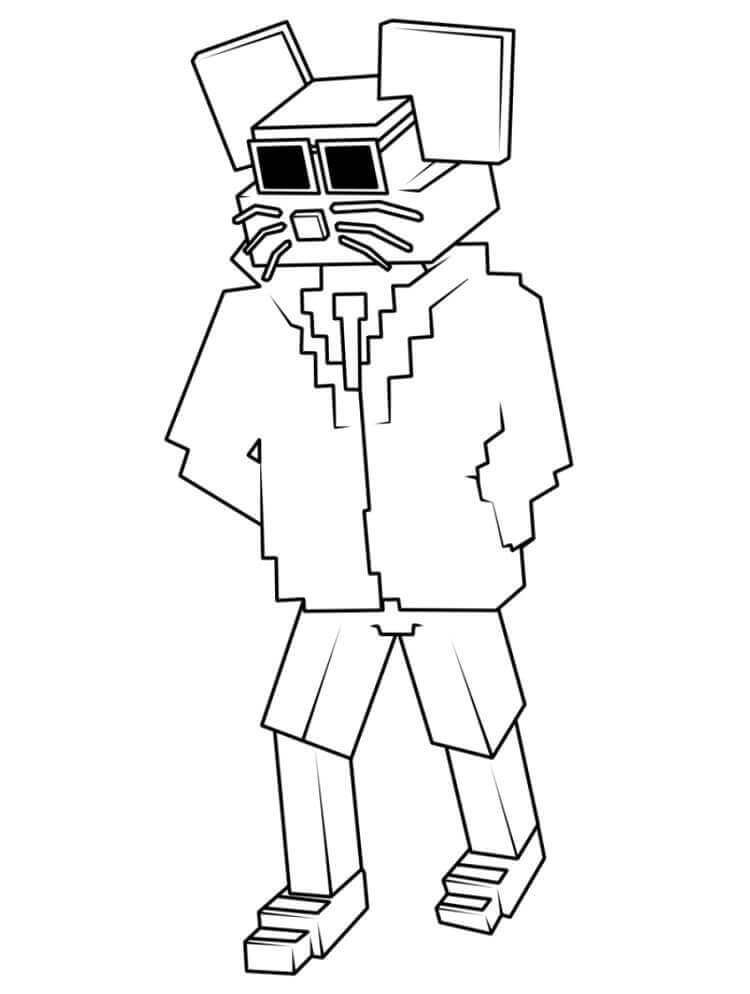 Fise de colorat cu Steal a Brainrot pentru copii de 6 ani