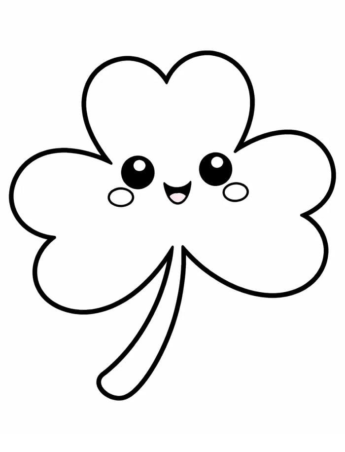 Fise de colorat cu Trifoi de colorat p14