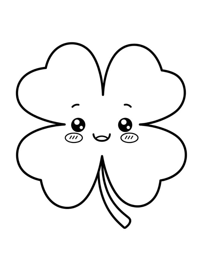 Fise de colorat cu Trifoi de colorat p16