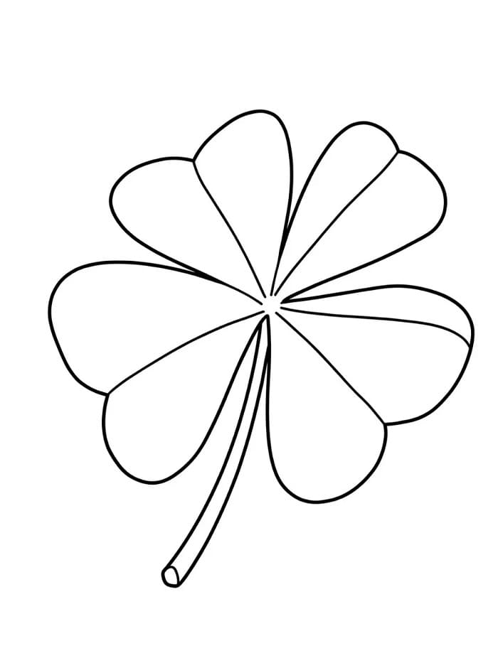 Fise de colorat cu Trifoi de colorat p17