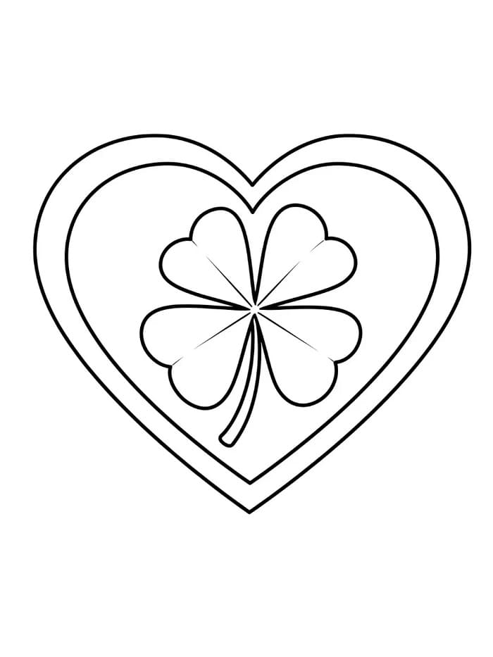 Fise de colorat cu Trifoi de colorat p19