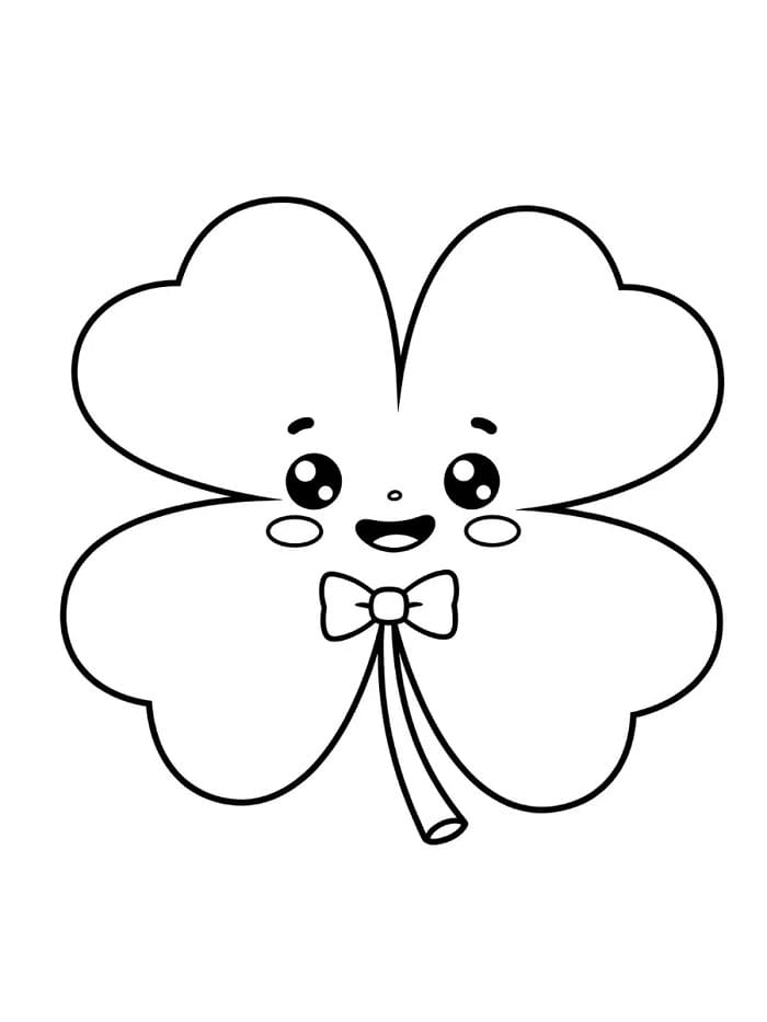 Planse de colorat cu Trifoi