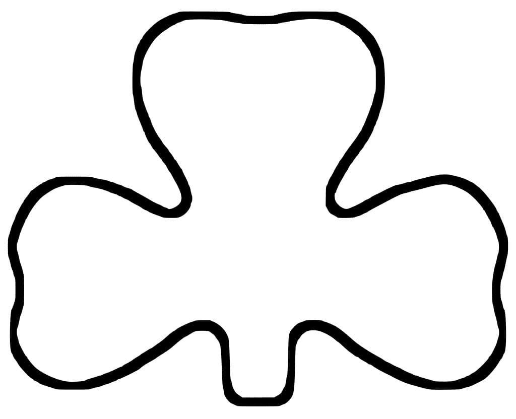 Fise de colorat cu Trifoi de colorat p23