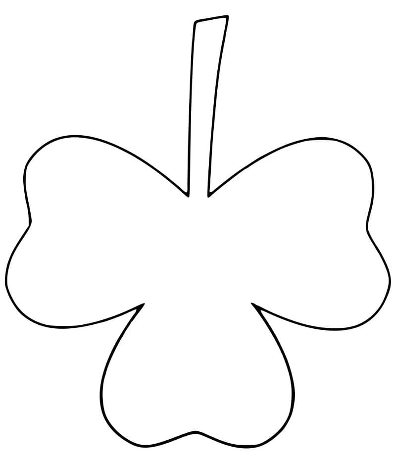 Fise de colorat cu Trifoi de colorat p25