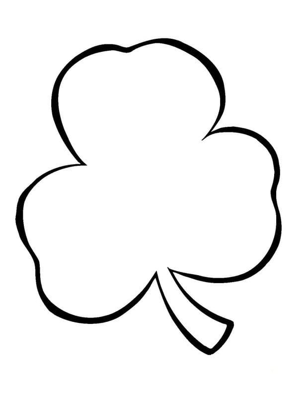 Fise de colorat cu Trifoi de colorat p27