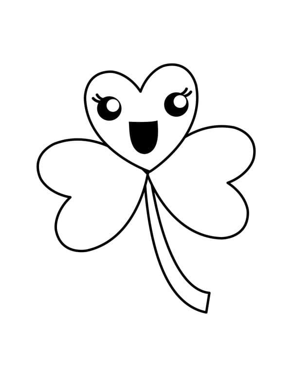 Fise de colorat cu Trifoi de colorat p31