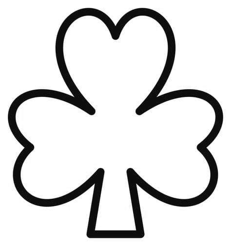 Fise de colorat cu Trifoi de colorat p42