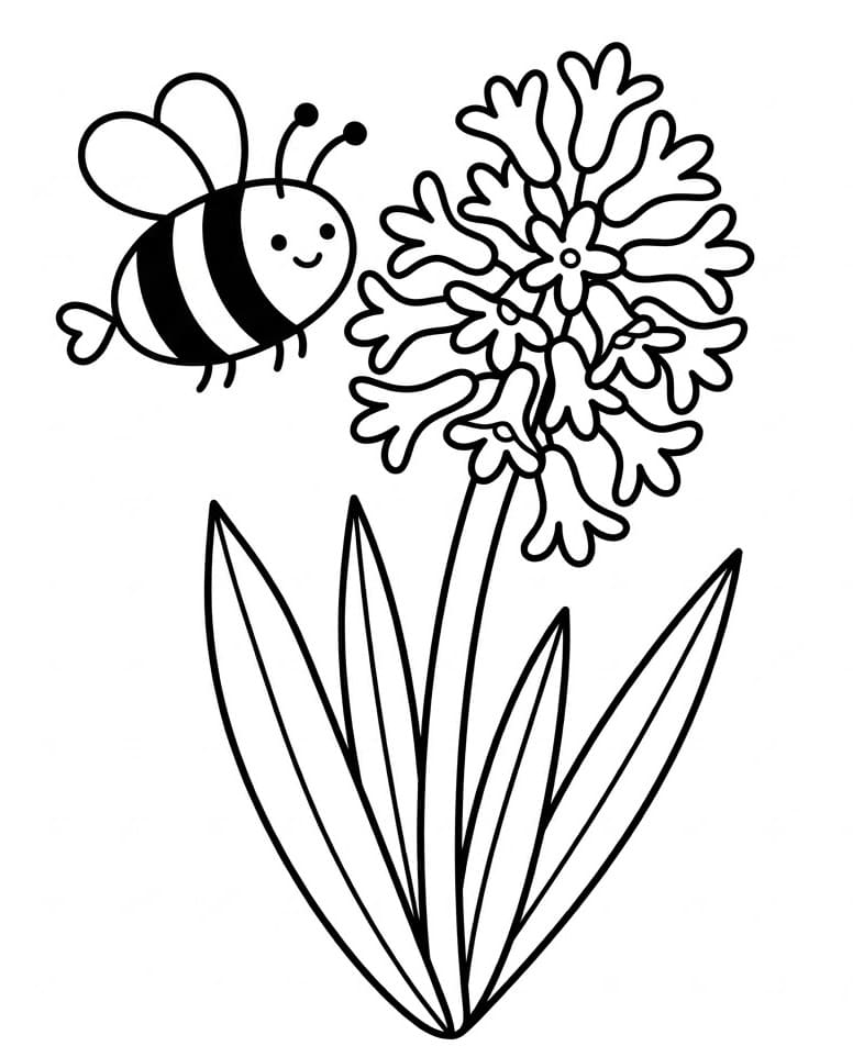 Planse de colorat cu Zambile