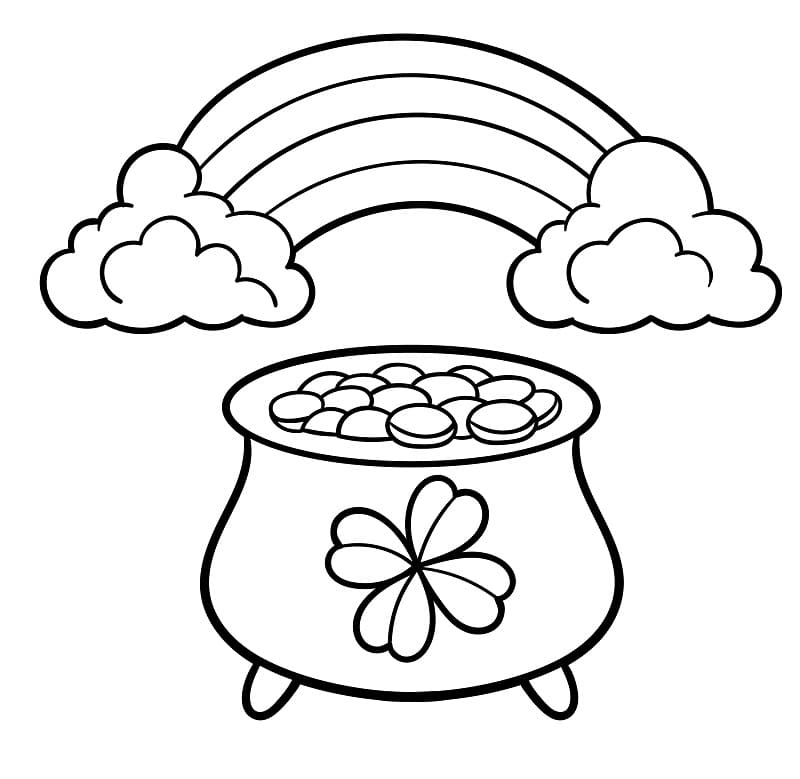 Fise de colorat cu Ziua Sfântului Patrick de colorat p05