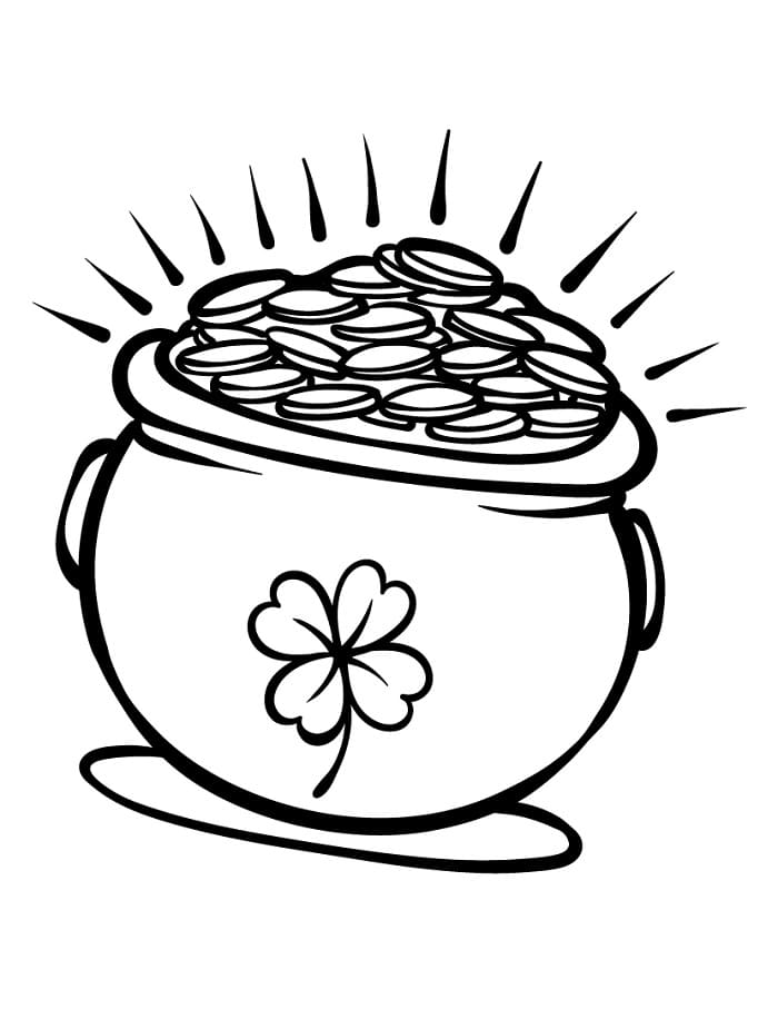 Fise de colorat cu Ziua Sfântului Patrick de colorat p06