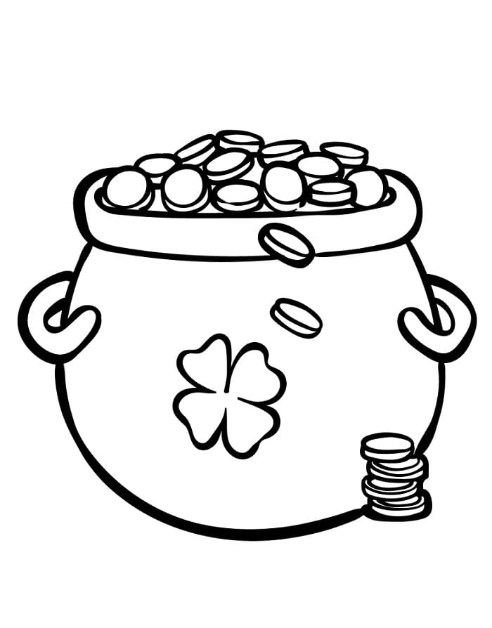 Fise de colorat cu Ziua Sfântului Patrick de colorat p07