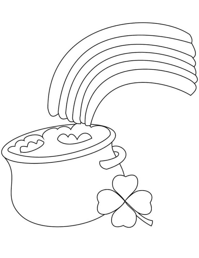 Fise de Colorat cu Ziua Sfântului Patrick de colorat p33