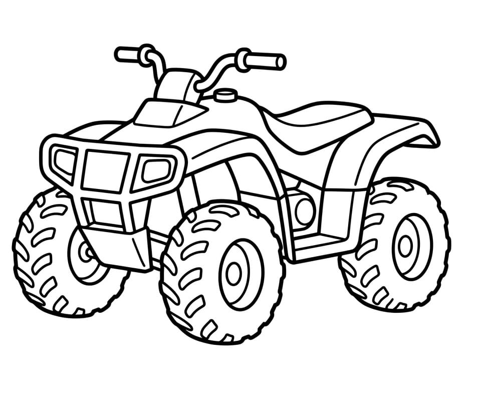 Planse de colorat cu Atv